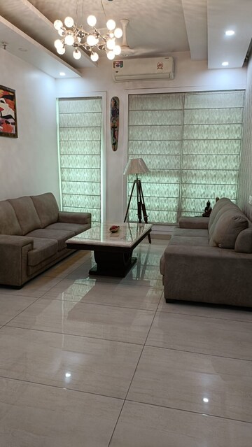 Living Room in 2 BHK Builder Floor at Omaxe Galaxy, Sector 112 – for Rent