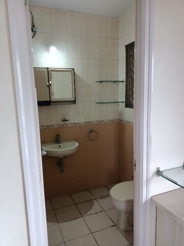 Bathroom in 2 BHK Apartment at Naiknavare Sylvan Heights, Aundh – for Rent
