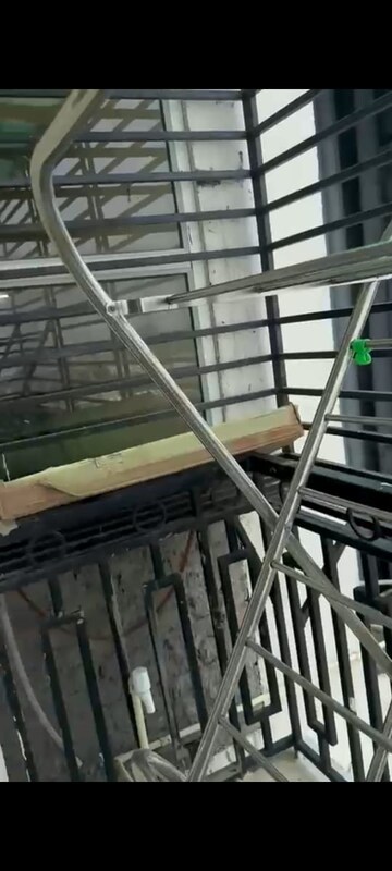 Staircase in 3.5 BHK Apartment at Ansals Celebrity Greens, Sushant Golf City – for Rent