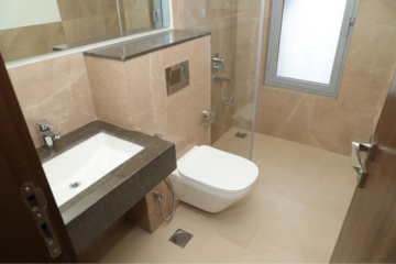 Bathroom in 2 BHK Apartment at Peninsula Salsette 27, Dhaku Prabhuchi Wadi – for Rent