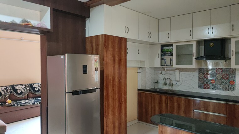 Kitchen, puppalaguda 2 Bedroom 1400 Sq.Ft. Apartment In Puppalaguda Hyderabad 9690544
