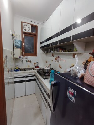 Kitchen in 1.5 BHK Builder Floor at Govindpuri – for Rent