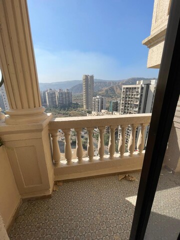 Balcony in 2 BHK Apartment at Paradise Sai Symphony, Kharghar – for Rent