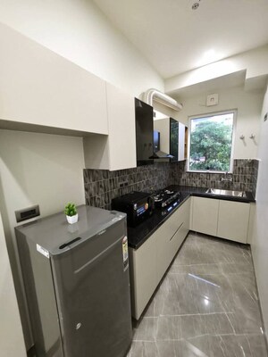 Kitchen in 1 BHK Apartment at Chattarpur – for Rent