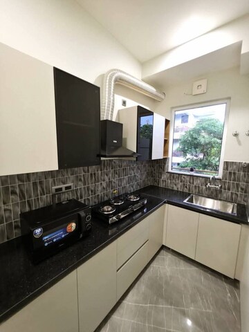 Kitchen in 1 BHK Apartment at Chattarpur – for Rent
