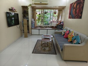 Living Room in 1 BHK Apartment at Mantri Park, Goregaon East – for Rent