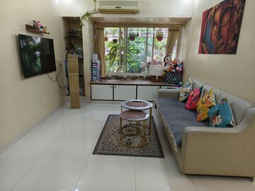 Living Room in 1 BHK Apartment at Mantri Park, Goregaon East – for Rent