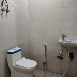 Bathroom in 2 BHK Builder Floor at Chattarpur – for Rent
