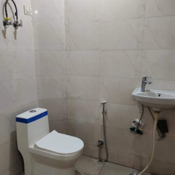 Bathroom in 2 BHK Builder Floor at Chattarpur – for Rent