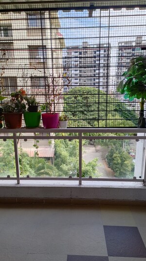 Balcony in 2 BHK Apartment at Vardhaman Square, Kharadi – for Rent