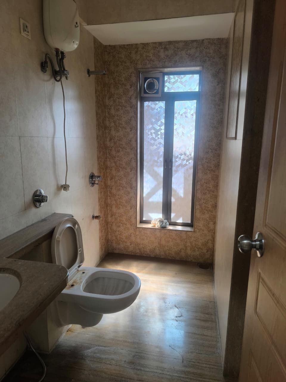 Bathroom in 3 BHK Apartment at Chembur – for Rent