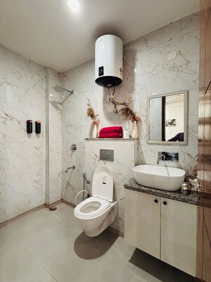 Bathroom in 2 BHK Apartment at Saket – for Rent