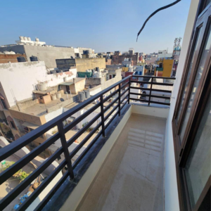 Balcony in 2 BHK Builder Floor at Chattarpur – for Rent