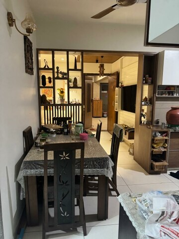 Dining area in 3 BHK Apartment at Shela – for Rent