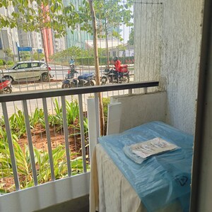 Balcony in 2.5 BHK Apartment at Lodha Codename Premier, Mangaon – for Rent