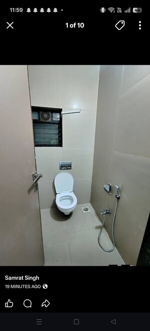 Bathroom in 1 BHK Apartment at White House Andheri West, Andheri West – for Rent