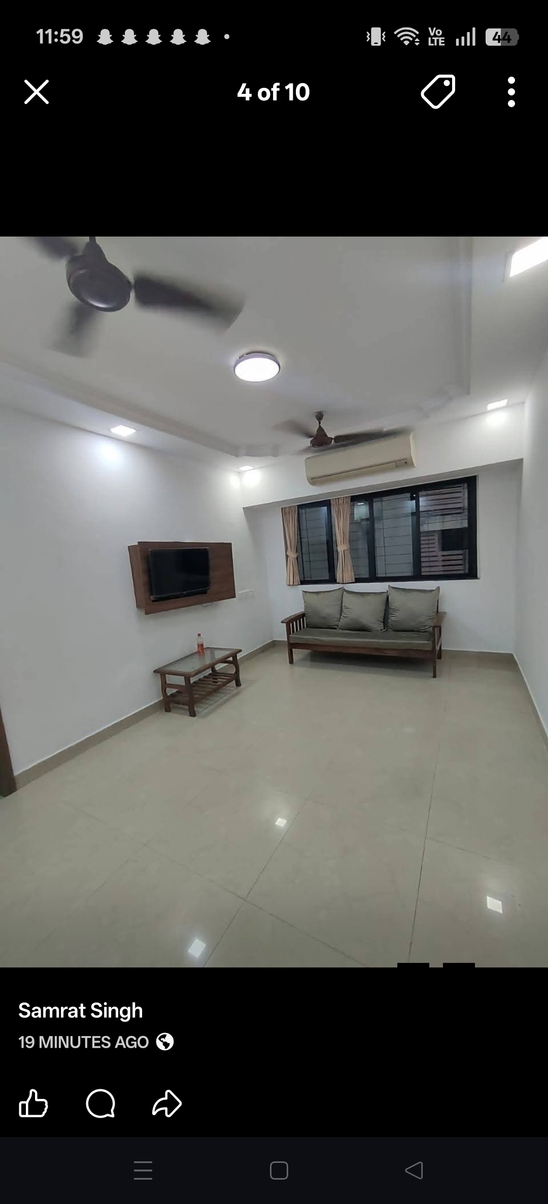 1 BHK + Servant Room Apartment For Rent in White House Andheri West