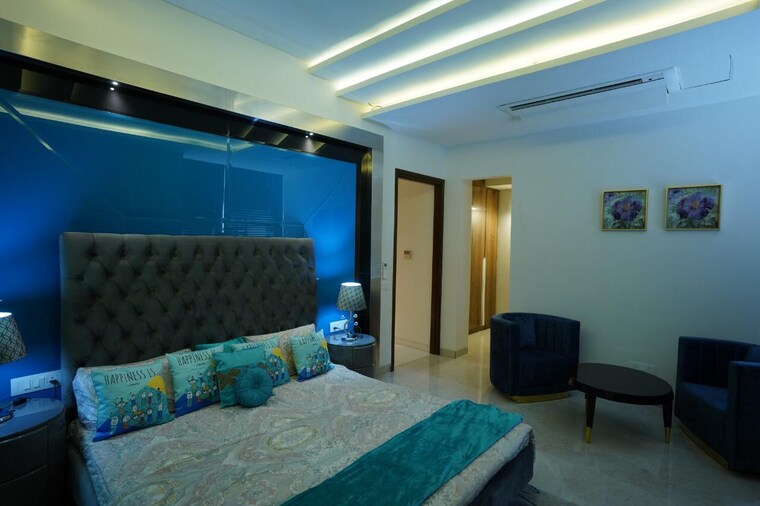 Living Room, mahagun-mezzaria 3 Bedroom 3070 Sq.Ft. Apartment In Sector 78 Noida 9691106