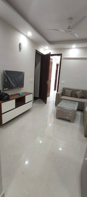 Living Room in 1 BHK Builder Floor at Risland Sky Mansion, Chattarpur – for Rent
