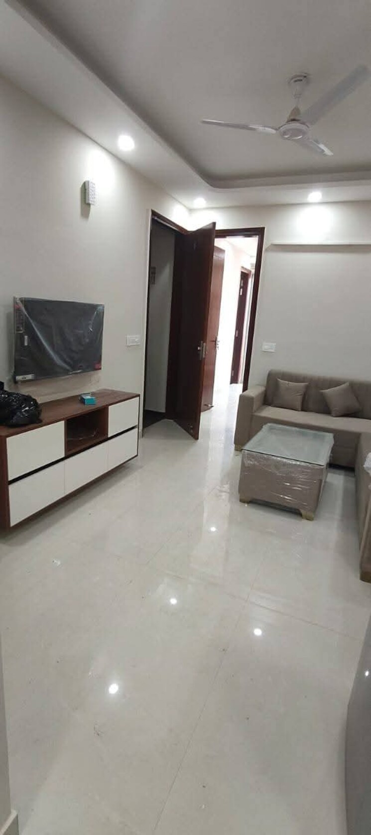 Living Room, risland-sky-mansion 1 Bedroom 520 Sq.Ft. Builder Floor In Chattarpur Delhi 9691141