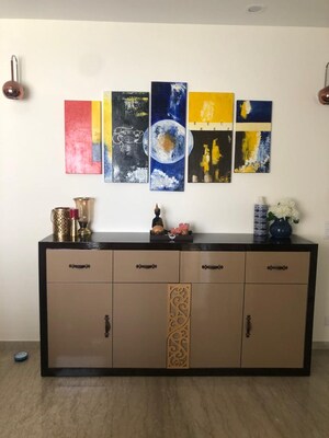 Kitchen in 4 BHK Apartment at Prateek Edifice, Sector 107 – for Rent