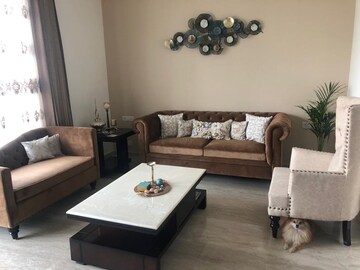 Living Room in 4 BHK Apartment at Prateek Edifice, Sector 107 – for Rent