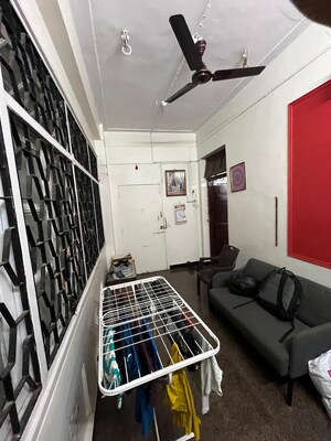 Balcony in 1.5 BHK Apartment at Adarsh Nagar Society, Worli – for Rent