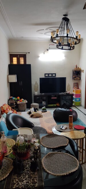 Living Room in 3 BHK Builder Floor at Sushant Lok 2, Sector 57 – for Sale