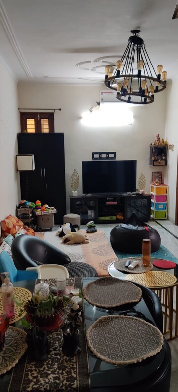 Living Room in 3 BHK Builder Floor at Sushant Lok 2, Sector 57 – for Sale