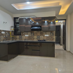 Kitchen in 2 BHK Builder Floor at Chattarpur – for Rent