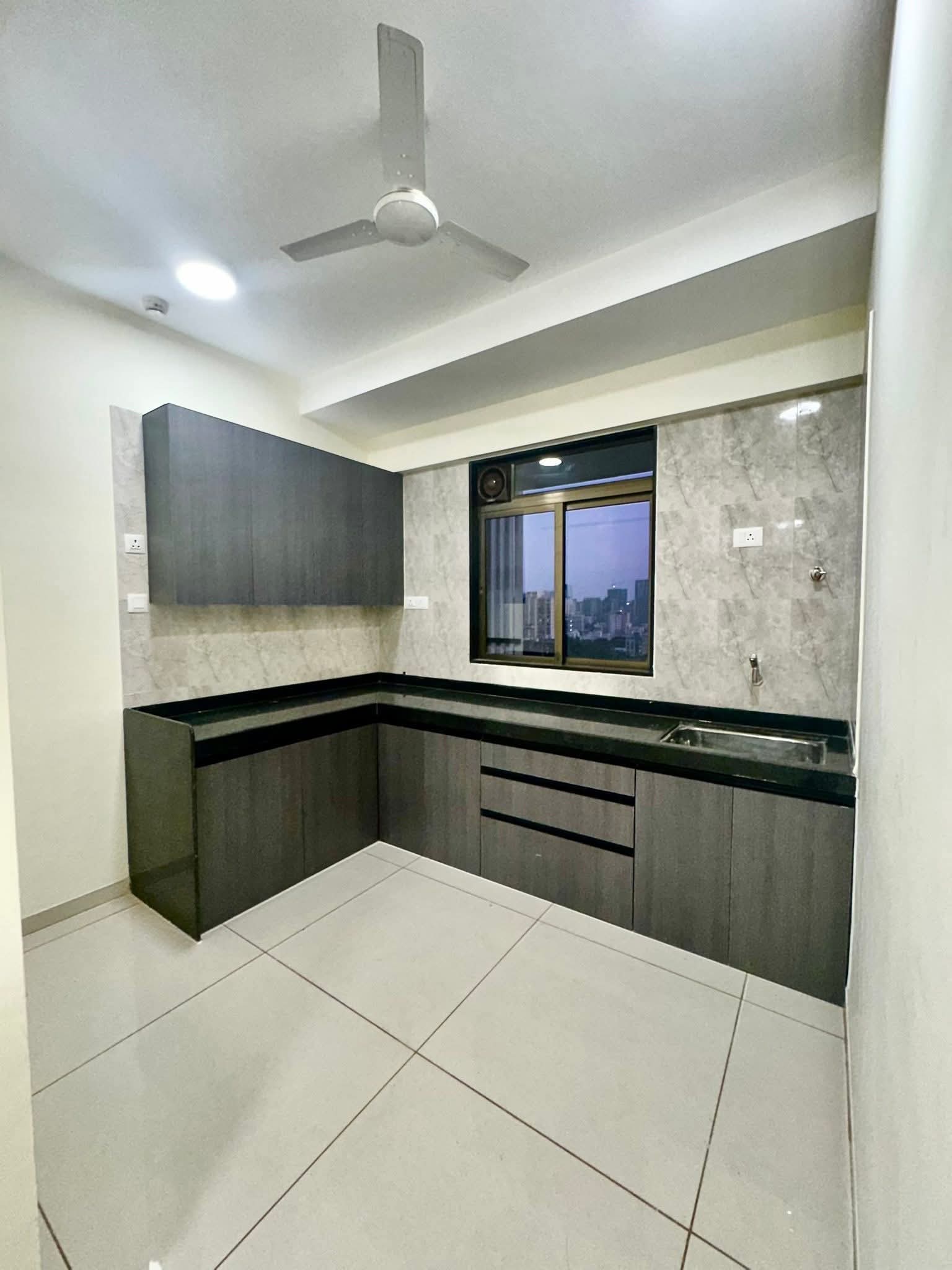 Kitchen in 1 BHK Apartment at Chandak 34 Park Estate, Goregaon West – for Rent