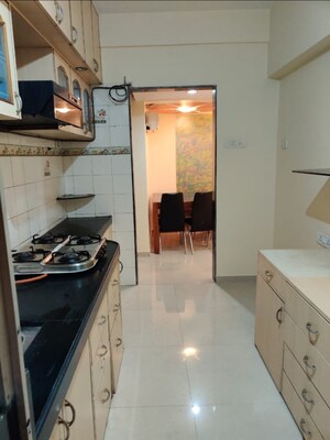 Kitchen in 1 BHK Apartment at Kshitij CHS, Goregaon East – for Rent