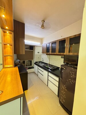 Kitchen in 1 BHK Apartment at Mantri Serene, Goregaon East – for Rent