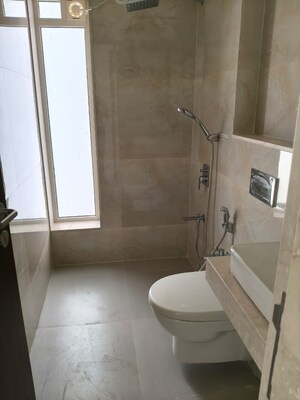 Bathroom in 3 BHK Apartment at L&T Seawoods Residences Phase 2, Seawoods – for Rent