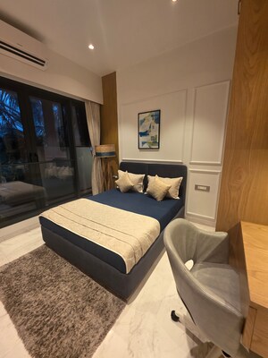 Master Bedroom in 3 BHK Apartment at Fortune Towers, Mazgaon – for Rent