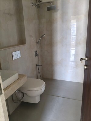 Bathroom in 3 BHK Apartment at L&T Seawoods Residences Phase 2, Seawoods – for Rent