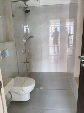 Bathroom in 2.5 BHK Apartment at L&T Seawoods Residences Phase 2, Seawoods – for Rent