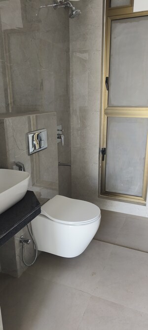 Bathroom in 1 BHK Apartment at Raymond Ten X Habitat, Pokhran Road No Two – for Rent