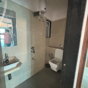 Bathroom in 1 BHK Apartment at Aashna Samadhan, Mahatma Jyotibha Phule Nagar – for Rent