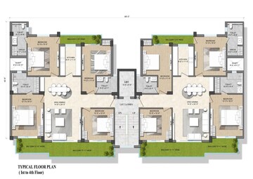 Floor Plan in 4 BHK Builder Floor at Sector 84 – for Sale