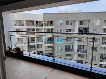 Balcony in 3 BHK Apartment at Rahul Arcus, Baner – for Rent