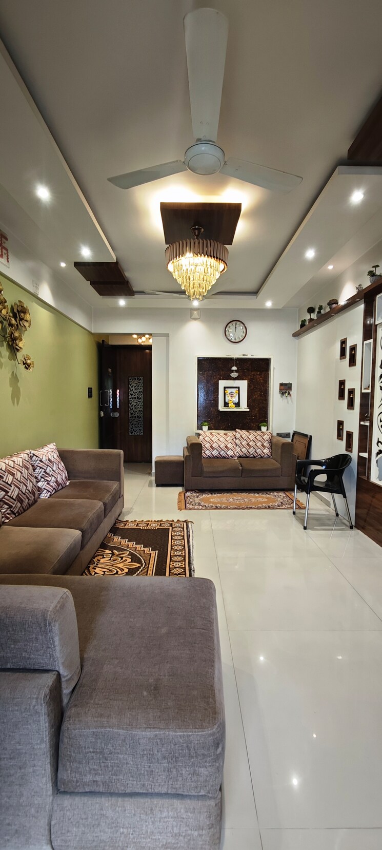 Living Room, the-greater-ganga-panama 3 Bedroom 1075 Sq.Ft. Apartment In Pimple Nilakh Pune 9692384