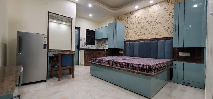 Bedroom, sector 24 1 RK 500 Sq.Ft. Builder Floor In Sector 24 Gurgaon 9692089
