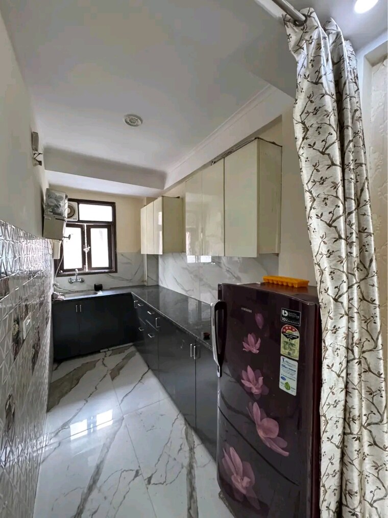Kitchen, risland-sky-mansion 2 Bedroom 850 Sq.Ft. Builder Floor In Chattarpur Delhi 9692270