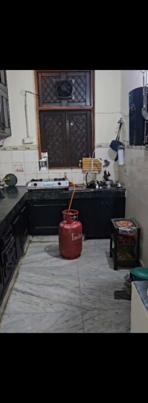 Kitchen in 3 BHK Builder Floor at Green Fields Colony – for Rent