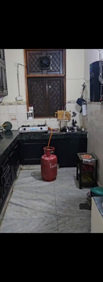 Kitchen in 3 BHK Builder Floor at Green Fields Colony – for Rent