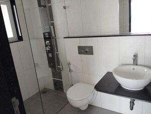 Bathroom in 3 BHK Apartment at Kolte Patil 24K Sereno, Baner – for Rent