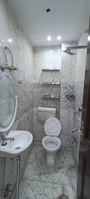 Bathroom in 2 BHK Builder Floor at Rohini Sector 4 – for Sale