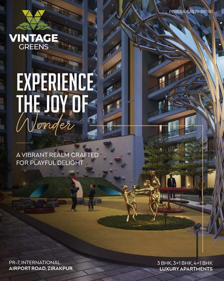 Swimming Pool, international airport road 3 Bedroom 2350 Sq.Ft. Apartment In International Airport Road Zirakpur 9693099