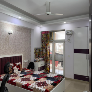 Bedroom in 3.5 BHK Apartment at Amrapali Eden Park, Sector 51 – for Rent
